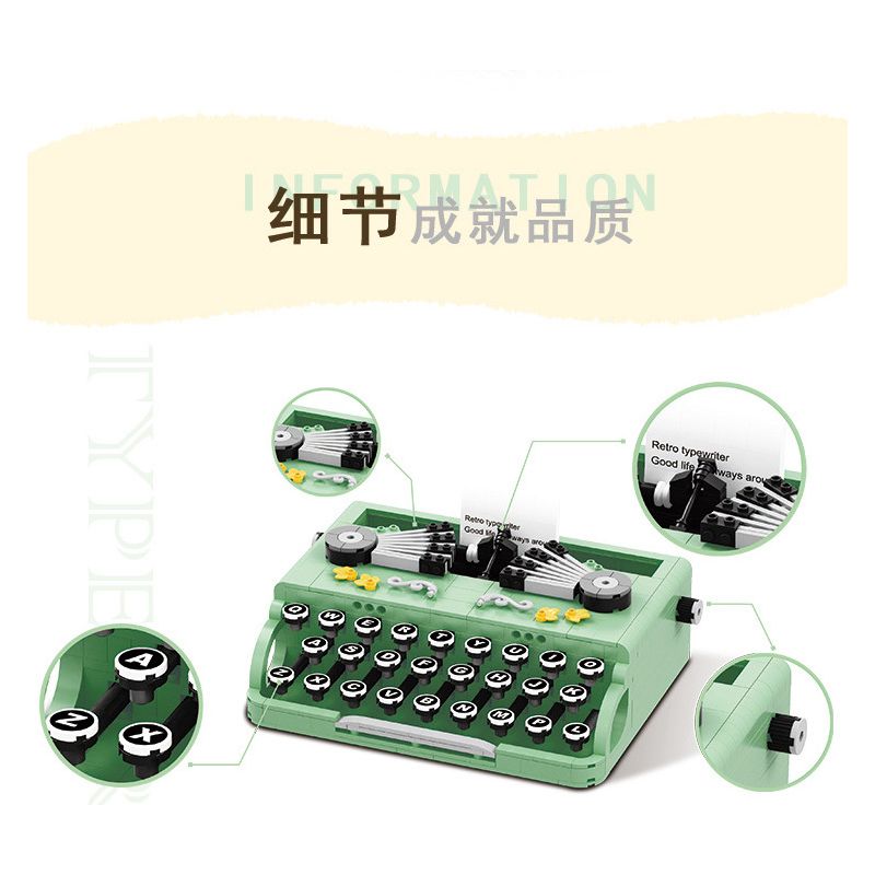YALE RABBIT T918 T919 non MÁY ĐÁNH CHỮ CỔ ĐIỂN bộ đồ chơi xếp lắp ráp ...