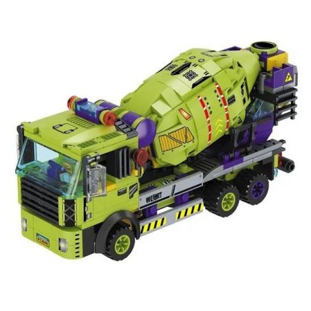 FORANGE FC3846 3846 non  XE TRỘN 8 TỔ HỢP bộ đồ chơi xếp lắp ráp ghép mô hình Creator Sáng Tạo