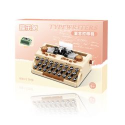 YALE RABBIT T918 T919 non  MÁY ĐÁNH CHỮ CỔ ĐIỂN bộ đồ chơi xếp lắp ráp ghép mô hình Creator TYPEWRITER Sáng Tạo 918 khối
