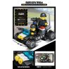 GUDI 9406 non  XE TẤN CÔNG bộ đồ chơi xếp lắp ráp ghép mô hình 79 khối