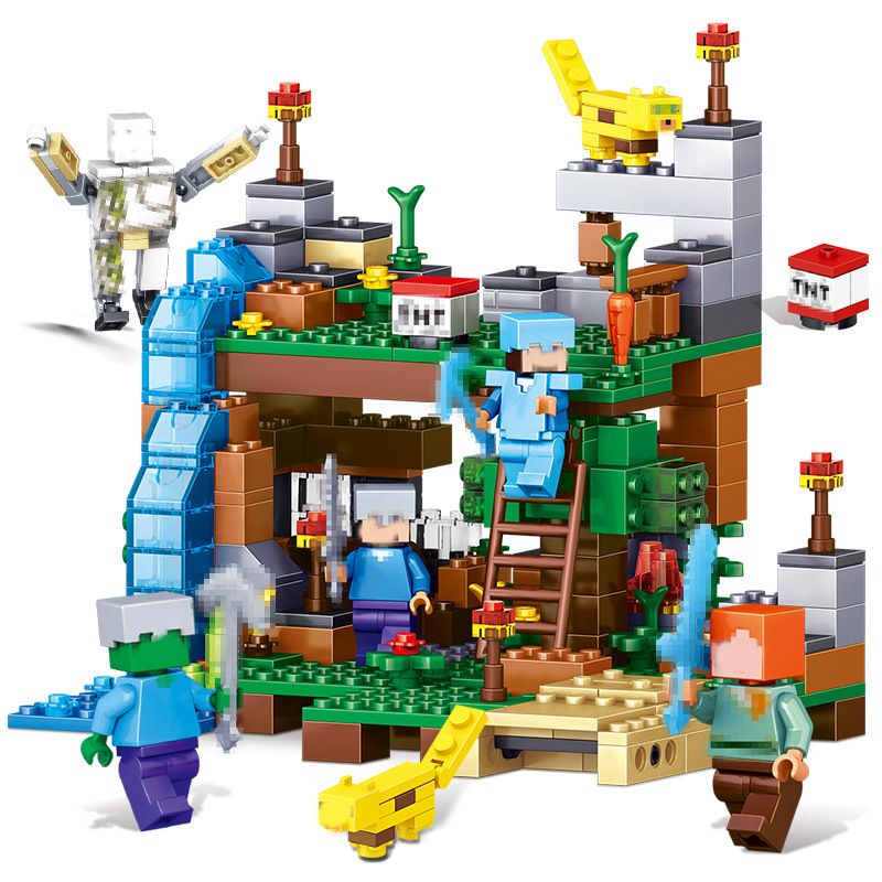 30083 LELE 79285 LEZI 93027 QUNLONG QL0510 0510 non Lego BẠCH DƯƠNG bộ đồ chơi xếp lắp ráp ghép mô hình Minecraft Game Xây Dựng 378 khối