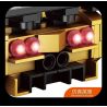 FORANGE FC1614 1614 non  SIÊU XE CỰC NHANH MÀU VÀNG LÙI bộ đồ chơi xếp lắp ráp ghép mô hình Mini Racing Pacemaker Đua Xe Mini 287 khối