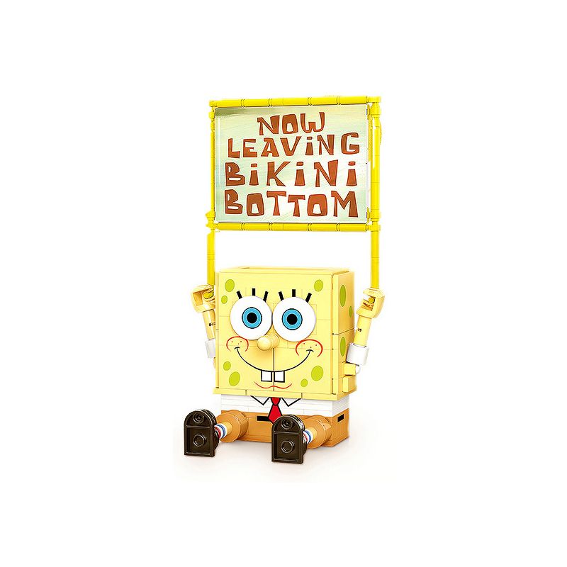 SEMBO 612202 non Lego HỘP ĐỰNG BÚT ĐA NĂNG SPONGEBOB bộ đồ chơi xếp lắp ráp ghép mô hình Spongebob Squarepants Chú Bọt Biển Tinh Nghịch 290 khối