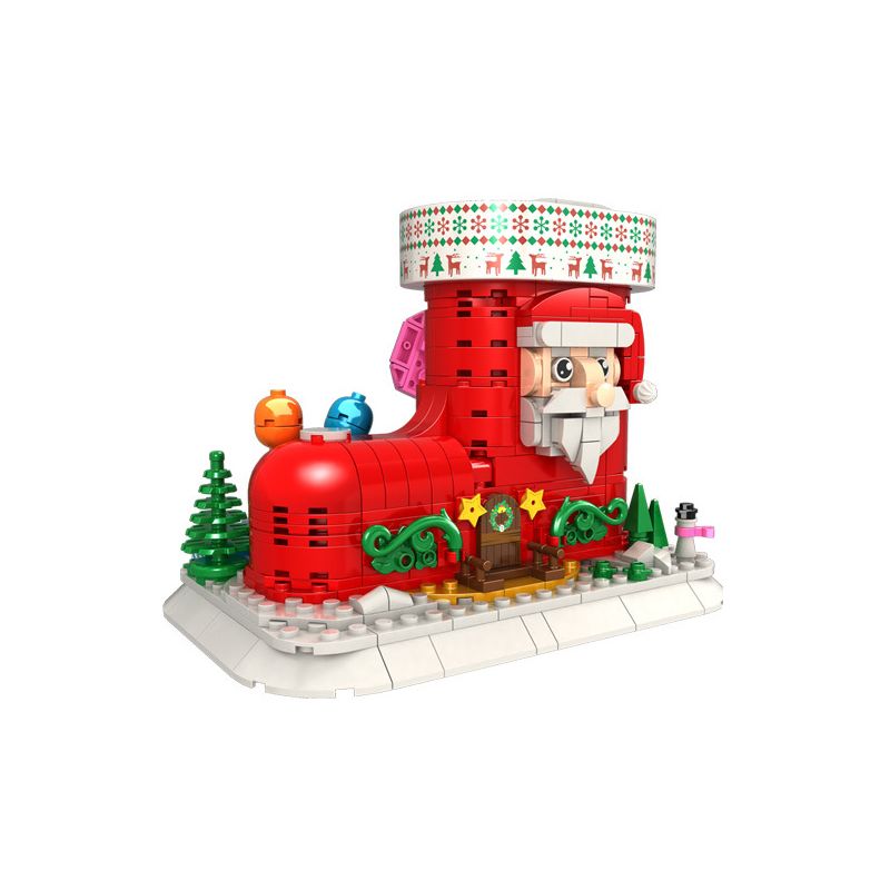 WOMA C0271 0271 non Lego VỚ ĐỰNG BÚT bộ đồ chơi xếp lắp ráp ghép mô hình Christmas Giáng Sinh 396 khối
