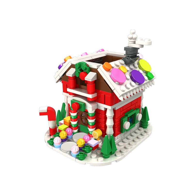 WOMA C0270 0270 non Lego NHÀ BÁNH GỪNG bộ đồ chơi xếp lắp ráp ghép mô hình Christmas Giáng Sinh 322 khối