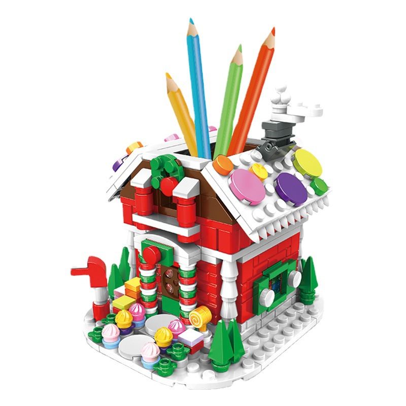 WOMA C0270 0270 non  NHÀ BÁNH GỪNG bộ đồ chơi xếp lắp ráp ghép mô hình Christmas Giáng Sinh 322 khối