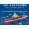 DOUBLE HEIGHT 20307 non  TÀU SÂN BAY 003 bộ đồ chơi xếp lắp ráp ghép mô hình Military Army 003 AIRCRAFT CARRIER Quân Sự Bộ Đội 3129 khối