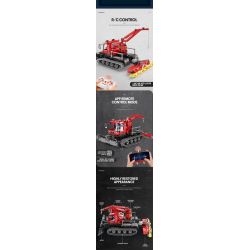 REOBRIX 22019 non  MÁY SAN TUYẾT bộ đồ chơi xếp lắp ráp ghép mô hình  Kỹ Thuật Công Nghệ Cao Mô Hình Phương Tiện 1100 khối