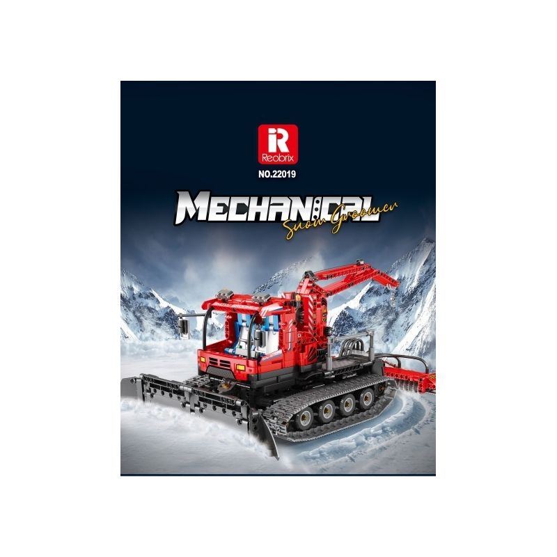 REOBRIX 22019 non  MÁY SAN TUYẾT bộ đồ chơi xếp lắp ráp ghép mô hình  Kỹ Thuật Công Nghệ Cao Mô Hình Phương Tiện 1100 khối
