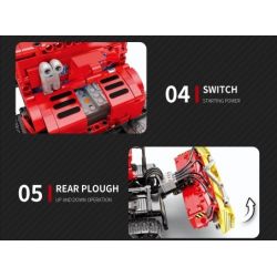 REOBRIX 22019 non  MÁY SAN TUYẾT bộ đồ chơi xếp lắp ráp ghép mô hình  Kỹ Thuật Công Nghệ Cao Mô Hình Phương Tiện 1100 khối