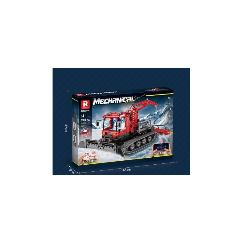 REOBRIX 22019 non  MÁY SAN TUYẾT bộ đồ chơi xếp lắp ráp ghép mô hình  Kỹ Thuật Công Nghệ Cao Mô Hình Phương Tiện 1100 khối