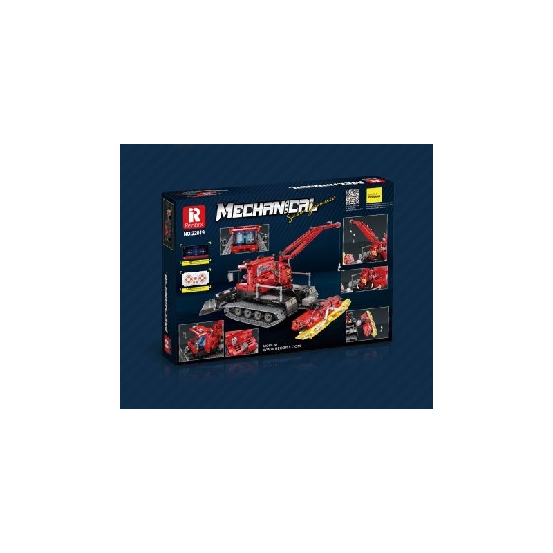 REOBRIX 22019 non  MÁY SAN TUYẾT bộ đồ chơi xếp lắp ráp ghép mô hình  Kỹ Thuật Công Nghệ Cao Mô Hình Phương Tiện 1100 khối