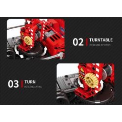 REOBRIX 22019 non  MÁY SAN TUYẾT bộ đồ chơi xếp lắp ráp ghép mô hình  Kỹ Thuật Công Nghệ Cao Mô Hình Phương Tiện 1100 khối