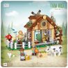 LOZ 1281 non  NÔNG TRẠI bộ đồ chơi xếp lắp ráp ghép mô hình City FARM HOUSE Thành Phố 899 khối