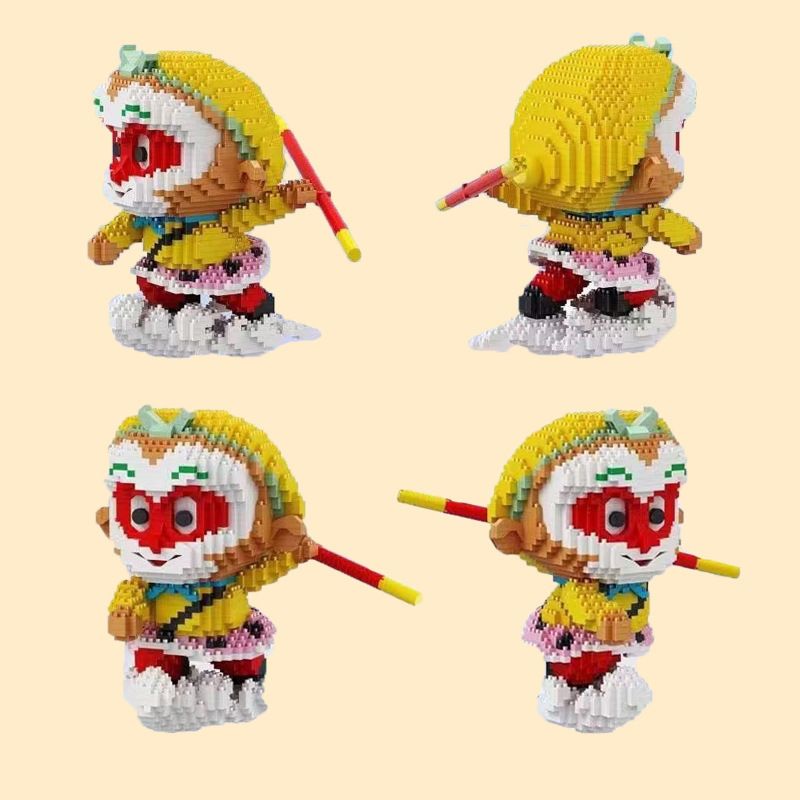 HAPPY BUILD SHINEYU XINYU YC-32017-1 32017-1 YC32017-1 non  TÔN NGỘ KHÔNG bộ đồ chơi xếp lắp ráp ghép mô hình Movie & Game Phim Và Trò Chơi