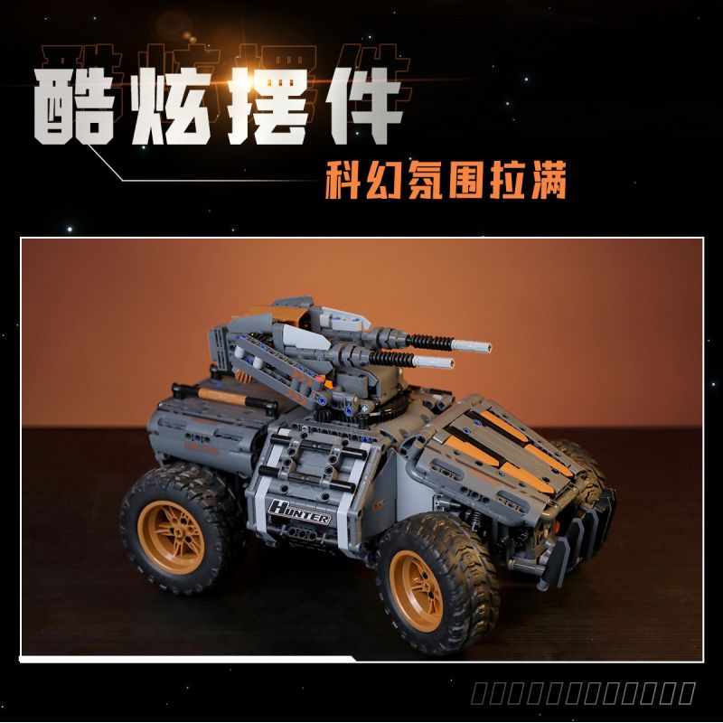 XIAOMI MITU MI ONEBOT XJXL09IQI 09IQI non  XE CHÓ SĂN bộ đồ chơi xếp lắp ráp ghép mô hình  Kỹ Thuật Công Nghệ Cao Mô Hình Phương Tiện 1040 khối