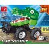 TA GAOLE T1025 1025 non  XE CÁ SẤU LÙI bộ đồ chơi xếp lắp ráp ghép mô hình  Kỹ Thuật Công Nghệ Cao Mô Hình Phương Tiện 440 khối