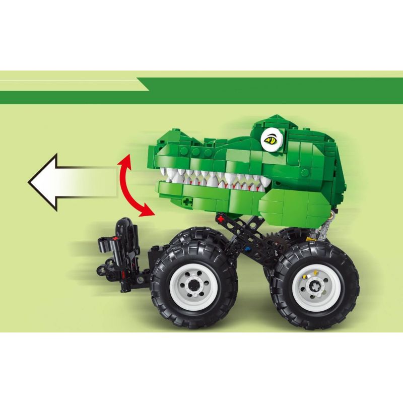 TA GAOLE T1025 1025 non  XE CÁ SẤU LÙI bộ đồ chơi xếp lắp ráp ghép mô hình  Kỹ Thuật Công Nghệ Cao Mô Hình Phương Tiện 440 khối