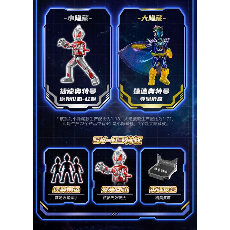 BLOKS 71215 non  SV-03 CHỨNG MINH GIÁC NGỘ BẢN SÁNG PHẦN 8 LOẠI bộ đồ chơi xếp lắp ráp ghép mô hình Ultraman Vệ Binh Vũ Trụ Siêu Nhân Điện Quang