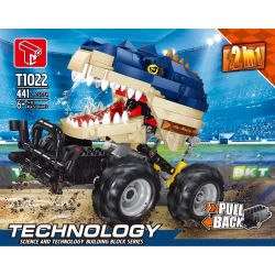 TA GAOLE T1022 1022 non  TYRANNOSAURUS REX LÙI XE bộ đồ chơi xếp lắp ráp ghép mô hình  Kỹ Thuật Công Nghệ Cao Mô Hình Phương Tiện 441 khối