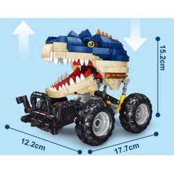 TA GAOLE T1022 1022 non  TYRANNOSAURUS REX LÙI XE bộ đồ chơi xếp lắp ráp ghép mô hình  Kỹ Thuật Công Nghệ Cao Mô Hình Phương Tiện 441 khối
