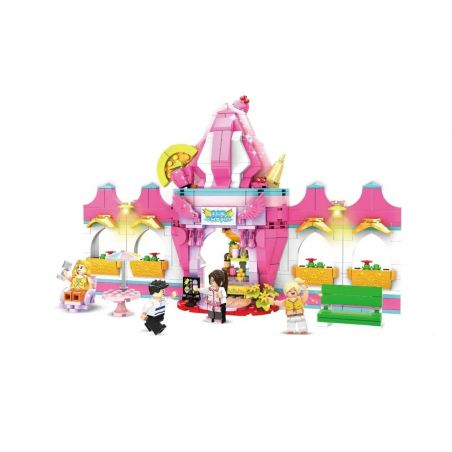 WOMA C0241 0241 non  CỬA HÀNG KEM bộ đồ chơi xếp lắp ráp ghép mô hình  FAIRY LAND Các Bạn Gái 622 khối