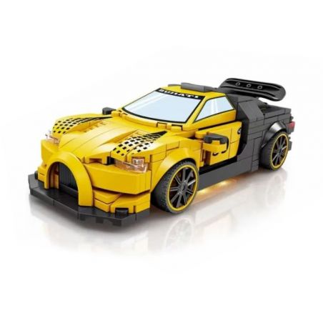 Kazi KY6115 6115 non  SIÊU XE BUGATTI LÙI bộ đồ chơi xếp lắp ráp ghép mô hình BUGATTI CHIRON 301 khối