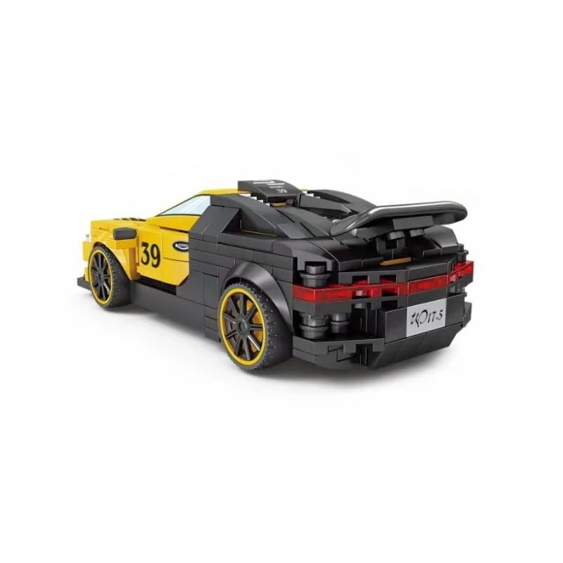 Kazi KY6115 6115 non  SIÊU XE BUGATTI LÙI bộ đồ chơi xếp lắp ráp ghép mô hình BUGATTI CHIRON 301 khối