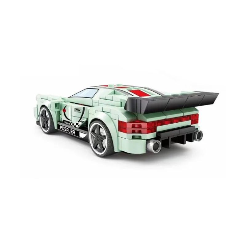 Kazi KY6113 6113 non  XE LÙI PORSCHE 911 bộ đồ chơi xếp lắp ráp ghép mô hình 248 khối