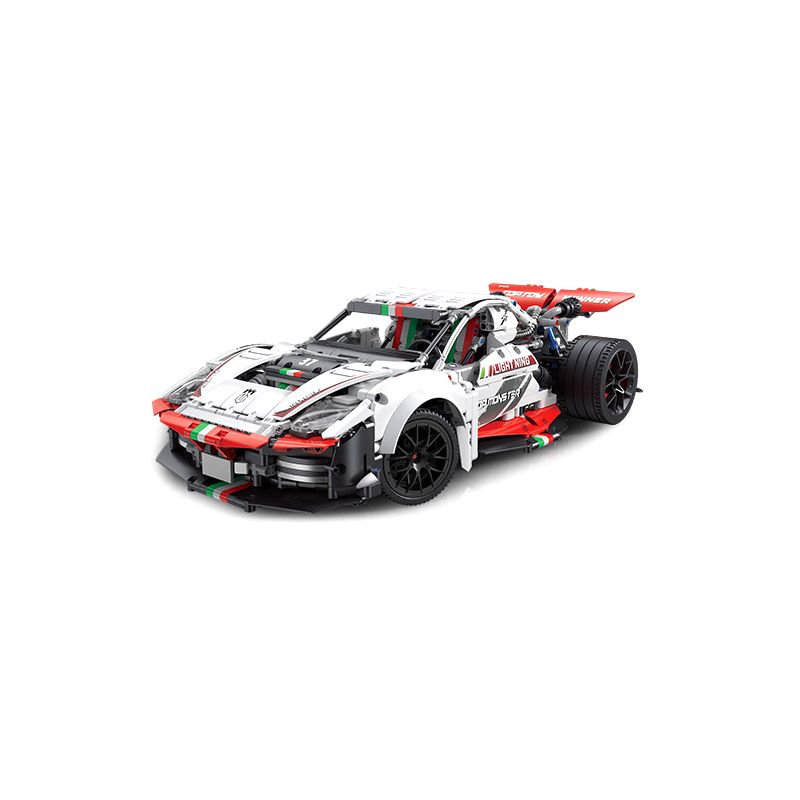 BRICKCOOL KC015 TOP TOY 16009 non  NỔ KIẾM ĐỎ RỰC FERRARI 488 tỷ lệ 1:10 bộ đồ chơi xếp lắp ráp ghép mô hình  Kỹ Thuật Công Nghệ Cao Mô Hình Phương Tiện 2048 khối