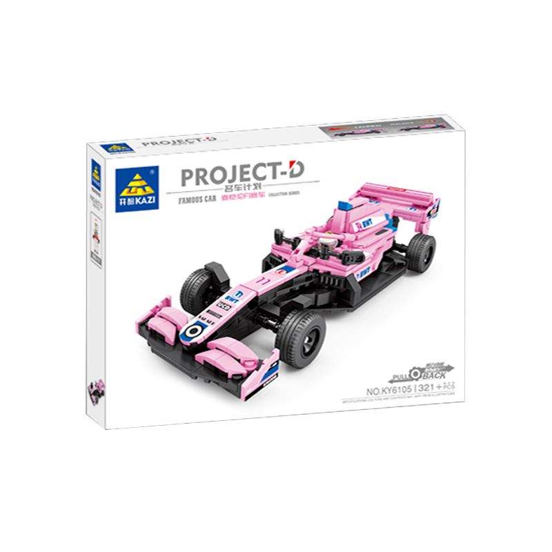 Kazi KY6105 6105 non  XE ĐUA MCLAREN F1 LÙI bộ đồ chơi xếp lắp ráp ghép mô hình 321 khối