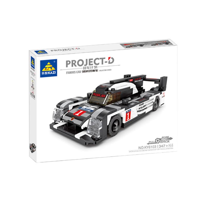 Kazi KY6103 6103 non  919 XE ĐUA ĐƯỜNG DÀI LÙI bộ đồ chơi xếp lắp ráp ghép mô hình 347 khối