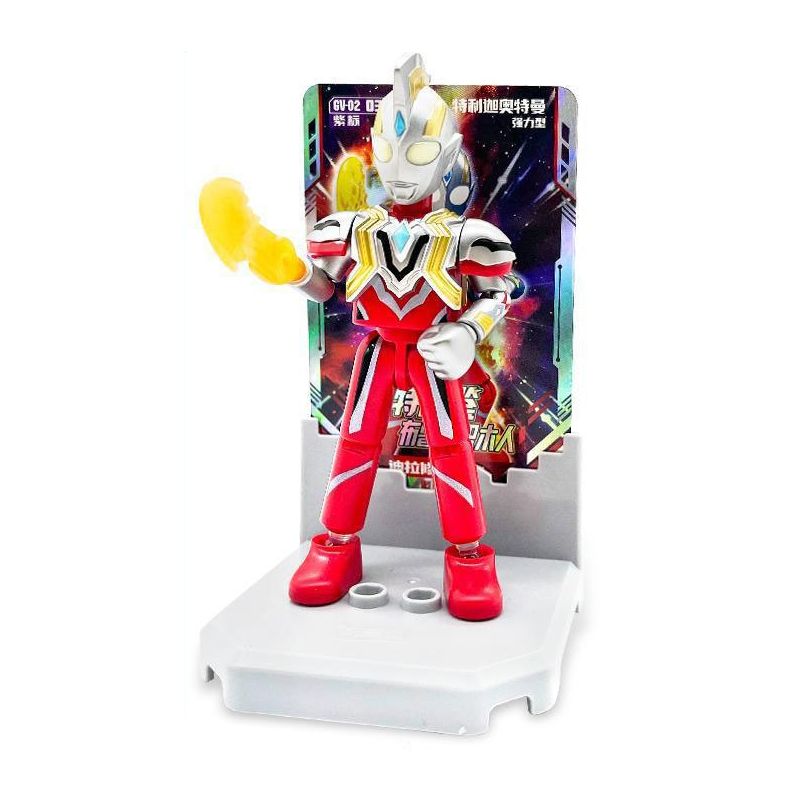 BLOKS 71206 non  GV-02 NEWBORN LEGEND STARS EDITION PHẦN 11 MẪU bộ đồ chơi xếp lắp ráp ghép mô hình Ultraman Vệ Binh Vũ Trụ Siêu Nhân Điện Quang