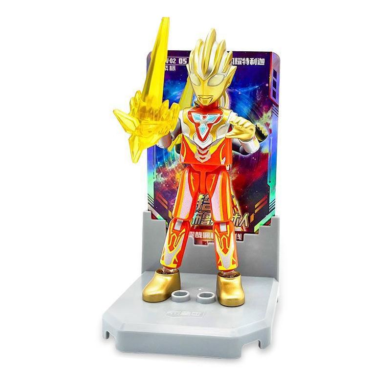BLOKS 71206 non  GV-02 NEWBORN LEGEND STARS EDITION PHẦN 11 MẪU bộ đồ chơi xếp lắp ráp ghép mô hình Ultraman Vệ Binh Vũ Trụ Siêu Nhân Điện Quang