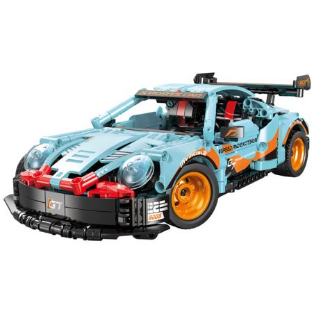 XINGBAO XB-21011 21011 XB21011 non  XE Ô TÔ ĐIỀU KHIỂN TỪ XA NHANH VÀ TỨC GIẬN PORSCHE 911 bộ đồ chơi xếp lắp ráp ghép mô hình  Kỹ Thuật Công Nghệ Cao Mô Hình Phương Tiện 812 khối