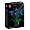 DK 3010 non  MÀU XANH CHUNLAN bộ đồ chơi xếp lắp ráp ghép mô hình Flowers SPRING ORCHID Hoa 638 khối