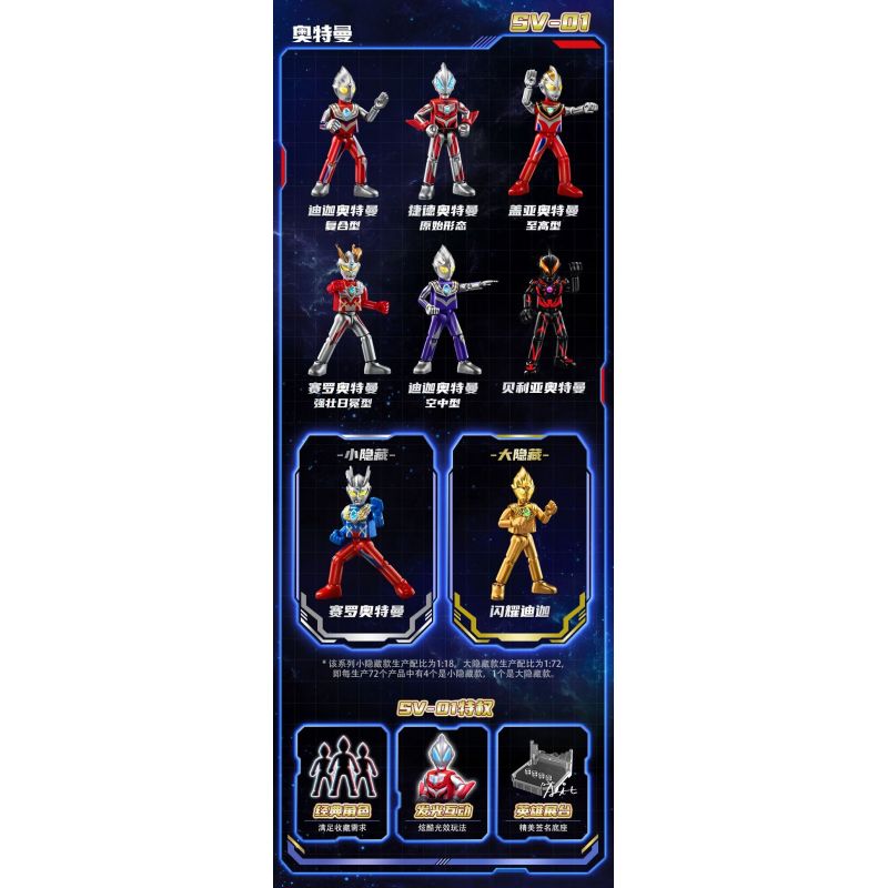 BLOKS 71205 non  ULTRAMAN SHINING EDITION SV-01 MẪU GLORIOUS TITAN 8 bộ đồ chơi xếp lắp ráp ghép mô hình Vệ Binh Vũ Trụ Siêu Nhân Điện Quang