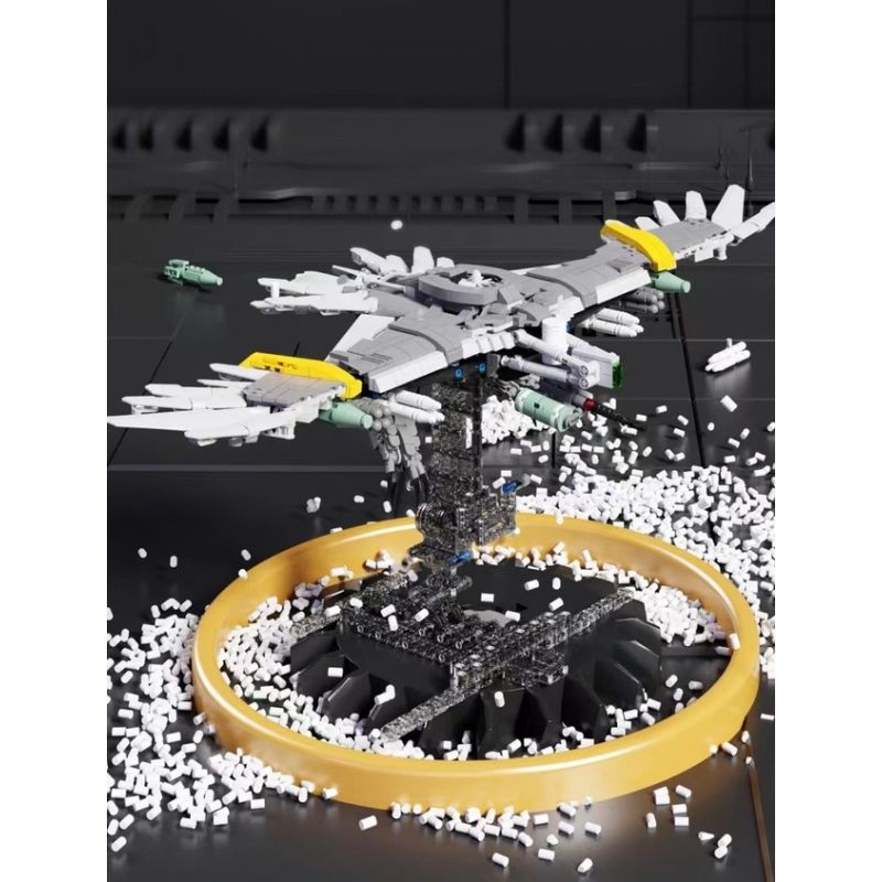 QIZHILE U0116 0116 non  ĐẠI BÀNG TRINH SÁT VŨ TRANG bộ đồ chơi xếp lắp ráp ghép mô hình Bionic Mechanics FORCE RECON Sinh Vật Máy