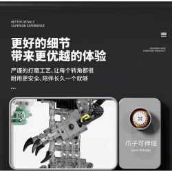 QIZHILE U0116 0116 non  ĐẠI BÀNG TRINH SÁT VŨ TRANG bộ đồ chơi xếp lắp ráp ghép mô hình Bionic Mechanics FORCE RECON Sinh Vật Máy