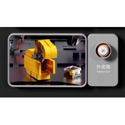 QIZHILE U0115 0115 non  CHUYỂN PHÁT NHANH BLACK PANTHER bộ đồ chơi xếp lắp ráp ghép mô hình Bionic Mechanics SONIC EXPRESS Sinh Vật Máy