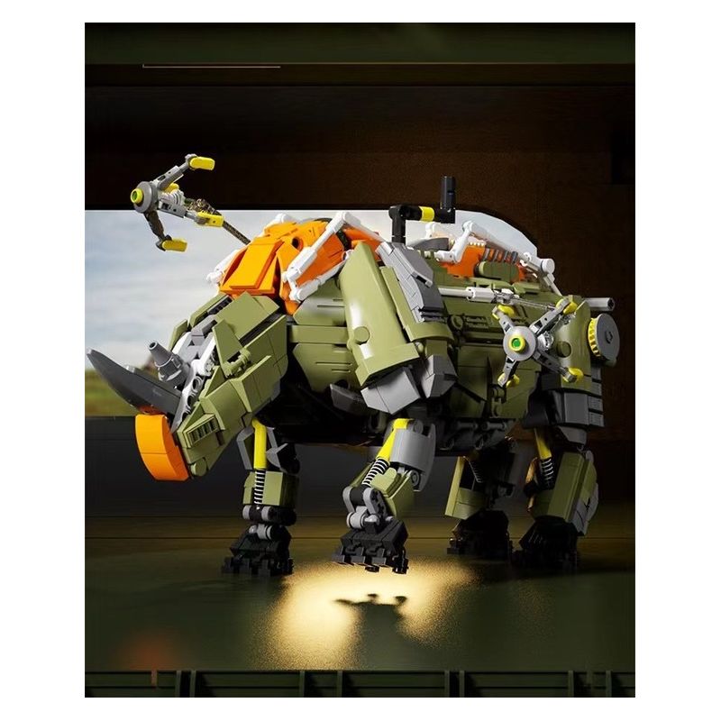 QIZHILE U0113 0113 non  ĐỊNH HƯỚNG NỔ TÊ GIÁC bộ đồ chơi xếp lắp ráp ghép mô hình Bionic Mechanics DIRECTIONAL DEMOLITION Sinh Vật Máy