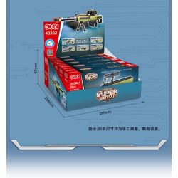 GUDI 40302 non  SÚNG TRƯỜNG BẮN TỈA BARRETT 5 TỔ HỢP bộ đồ chơi xếp lắp ráp ghép mô hình Gun 491 khối