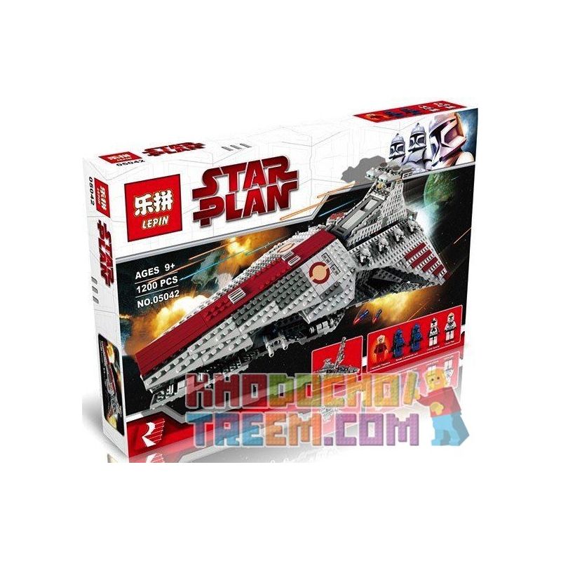 NOT Lego STAR WARS 8039 Venator-Class Republic Attack Cruiser Veneto-Republic-class Attack Cruiser , KING 81044 LEPIN 05042 LION KING 180013 Xếp hình Phi Thuyền Tấn Công đầu Nhọn 1170 khối NOT Lego STAR WARS 8039 Venator-Class Republic Attack Cruiser Veneto-Republic-class Attack Cruiser , KING 81044 LEPIN 05042 LION KING 180013 Xếp hình Phi Thuyền Tấn Công đầu Nhọn 1170 khối