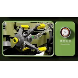 QIZHILE U0113 0113 non  ĐỊNH HƯỚNG NỔ TÊ GIÁC bộ đồ chơi xếp lắp ráp ghép mô hình Bionic Mechanics DIRECTIONAL DEMOLITION Sinh Vật Máy