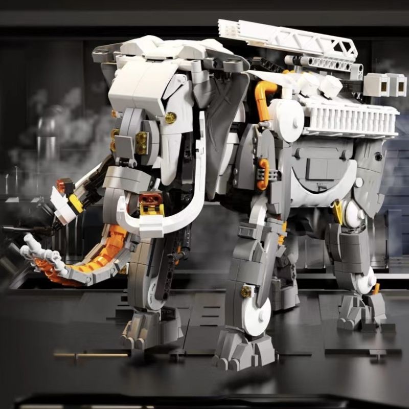 QIZHILE U0112 0112 non Lego VOI CƠ KHÍ CỨU HỎA bộ đồ chơi xếp lắp ráp ghép mô hình Bionic Mechanics FIRE RESCUE Sinh Vật Máy