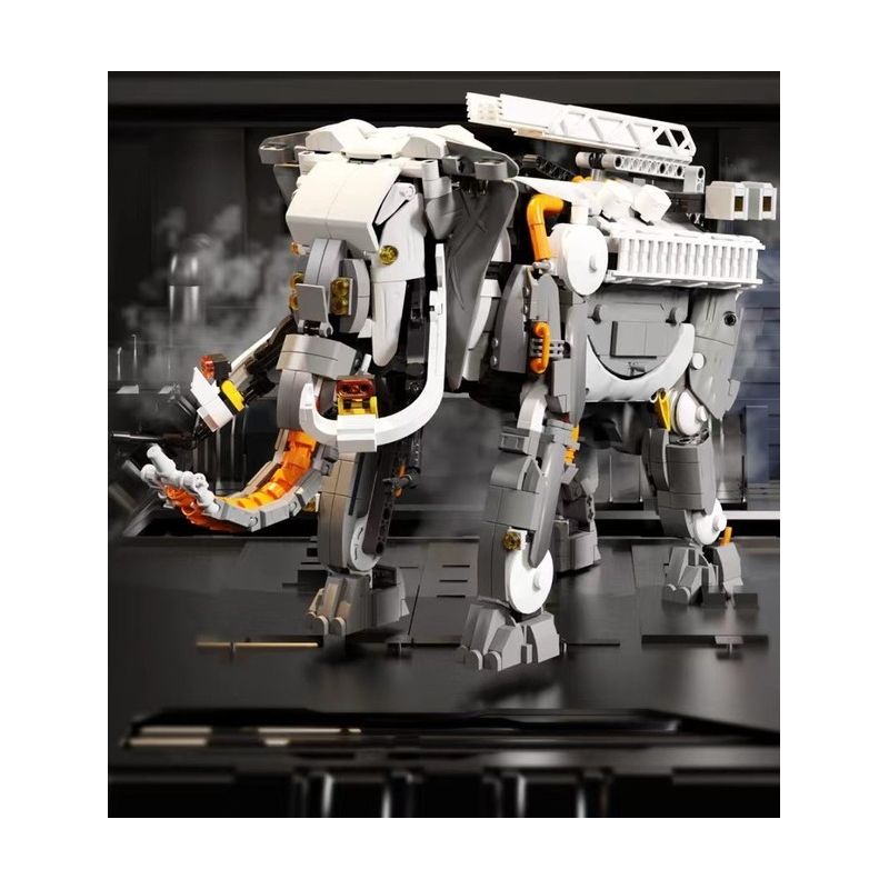 QIZHILE U0112 0112 non  VOI CƠ KHÍ CỨU HỎA bộ đồ chơi xếp lắp ráp ghép mô hình Bionic Mechanics FIRE RESCUE Sinh Vật Máy