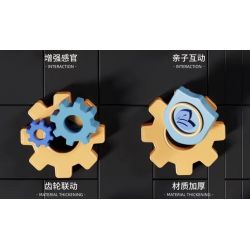 QIZHILE U0112 0112 non  VOI CƠ KHÍ CỨU HỎA bộ đồ chơi xếp lắp ráp ghép mô hình Bionic Mechanics FIRE RESCUE Sinh Vật Máy