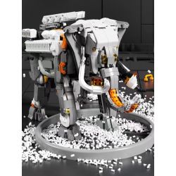 QIZHILE U0112 0112 non  VOI CƠ KHÍ CỨU HỎA bộ đồ chơi xếp lắp ráp ghép mô hình Bionic Mechanics FIRE RESCUE Sinh Vật Máy