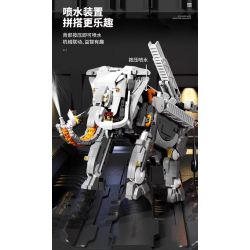 QIZHILE U0112 0112 non  VOI CƠ KHÍ CỨU HỎA bộ đồ chơi xếp lắp ráp ghép mô hình Bionic Mechanics FIRE RESCUE Sinh Vật Máy