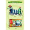 GUDI 60020 non  CẢNH THẾ GIỚI TƯƠNG LAI BỘ 6 KIỂU bộ đồ chơi xếp lắp ráp ghép mô hình Plants Vs Zombies Hoa Quả Nổi Giận 427 khối